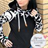 Raglanhoodie Kaja Gr. 32-50 inkl. Beamerdatei thumbnail number 1