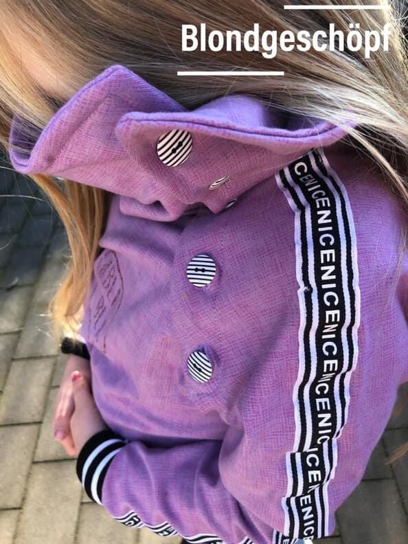 Knopfleisten Kinder Pullover BUTTON RAGLAN kids Gr. 86 – 164 image number 3