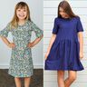 Kinder Kleid Stufenkleid viele Optionen CANTIK ♥ Gr. 110-164 thumbnail number 2