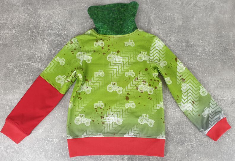 „Pia“ – Kinderhoodie mit Teilungsnähten, Gr. 86–158, A4+A0 image number 6