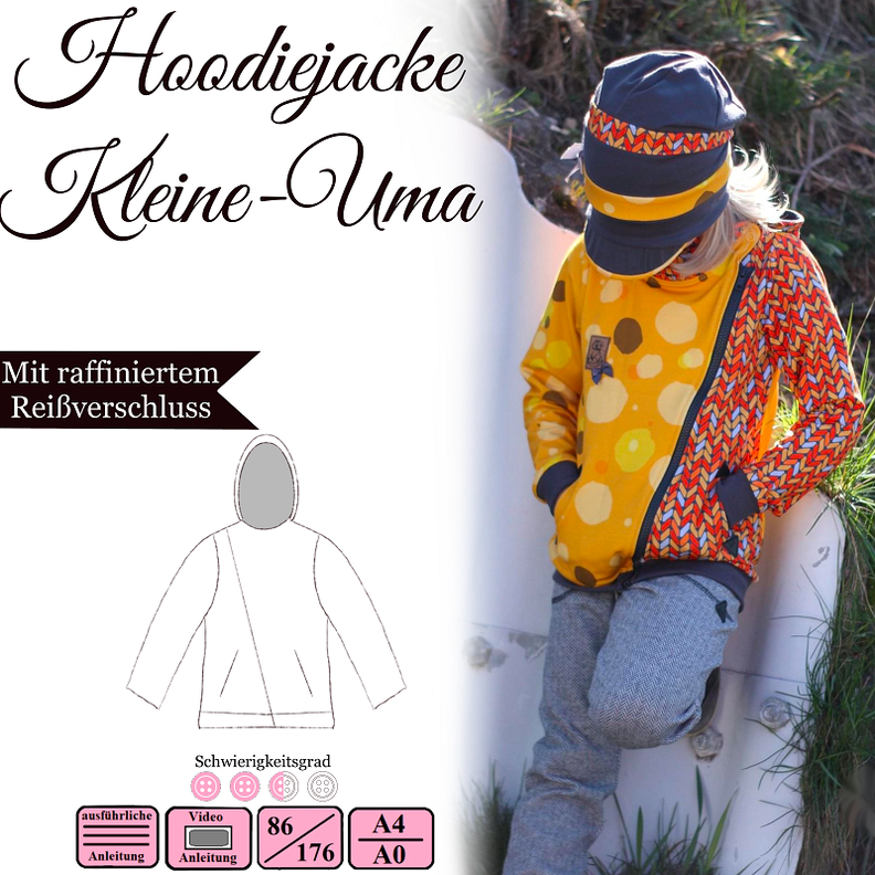 Kinder Hoodiejacke "Kleine-Uma" - Gr. 86-176 - Ebook  image number 1