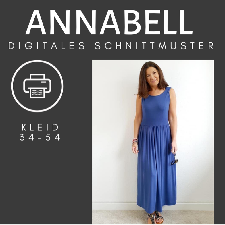 Annabell Schnittmuster & Nähanleitung Damen Kleid 34-50 image number 1