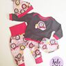 Newborn-Set LOU Hose,Shirt,Tuch,Mütze + Datei thumbnail number 7