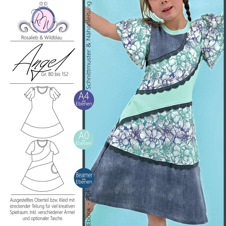 Angel Shirt/Kleid Gr. 80 bis 152 image number 1