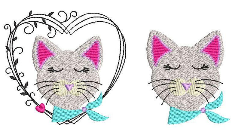 Stickdatei Katze Kimba Vollstick image number 3