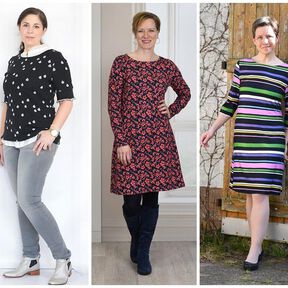 Jerseykleid mit UbootAusschnitt *mit A0-Datei + Video*