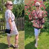 Sommer Kimono Bluse Kleid Jacke Cover-Up FLORES ♥Gr. 34-56 thumbnail number 6