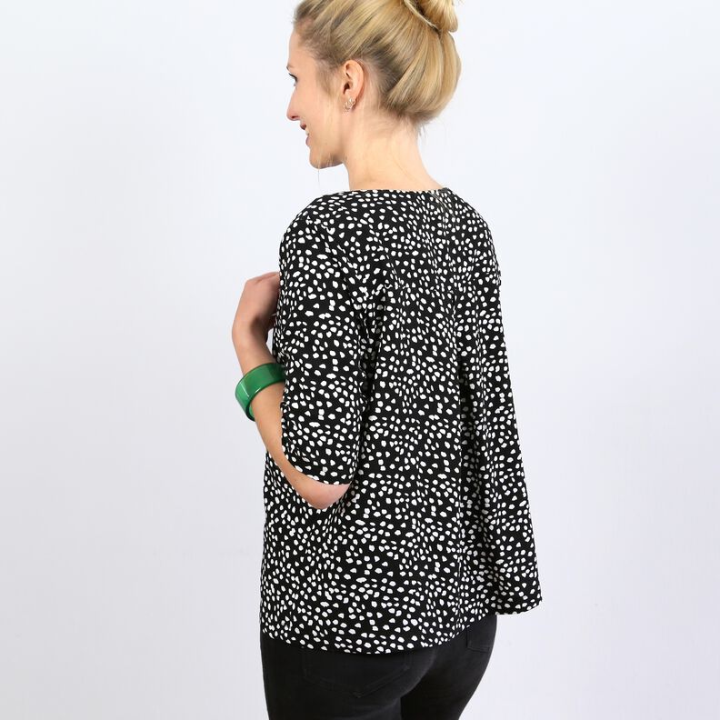 FRAU YOKO - kurze Bluse mit Kellerfalte XS-XXL image number 7