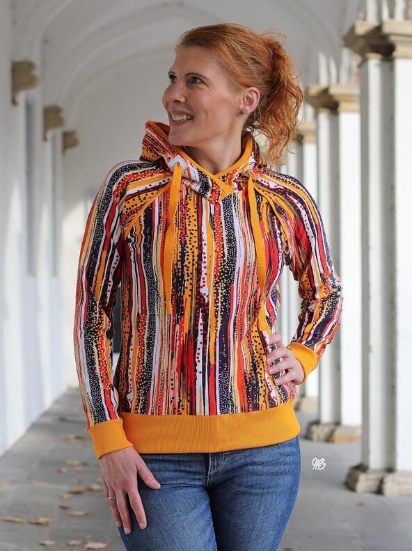 Hoodie/Hoodiekleid ALIMONDA Gr. 34-54 Ebook Schnittmuster image number 6