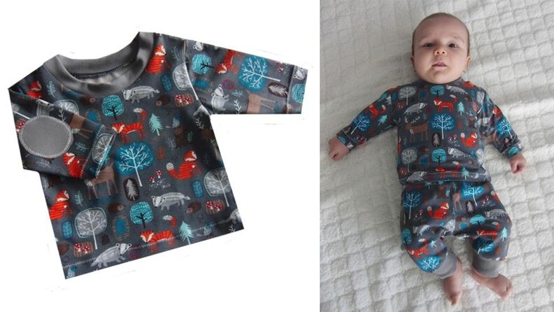 Baby Shirt "Marco", Schnittmuster & Anleitung, Gr. 50-74 image number 2