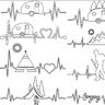 Stickdatei - Camping Liebe 8 Motive Linie Redwork thumbnail number 1