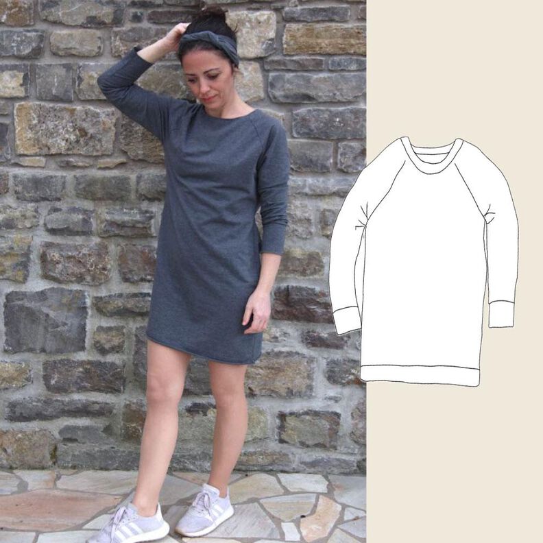  "Everyday-Dress Women" Sweat-Kleid/ Schnittmuster image number 1