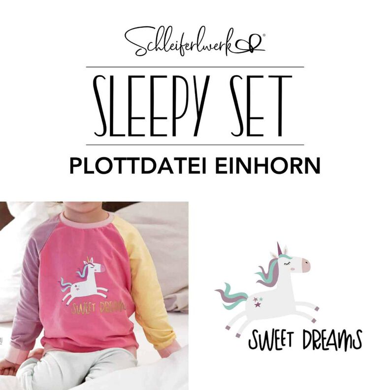 Sleepy Plotterdatei Einhorn | Schleiferlwerk image number 1