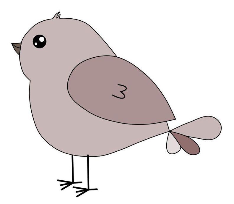 Applikationsvorlage Vögelchen Pieps image number 3