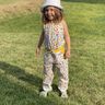 Multi Puzzle Schnitt Jumpsuit LAHELA Mini Gr 74-164 thumbnail number 3