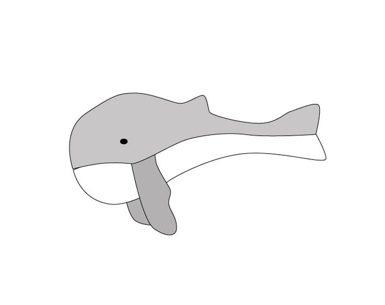 Wal GARY Schnittmuster für süßen Schmusewal in 3 Größen image number 5