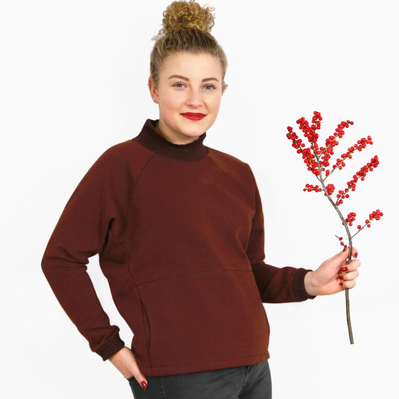 FRAU BETTI - Fledermaussweater mit Bauchtasche XS-XXL image number 1