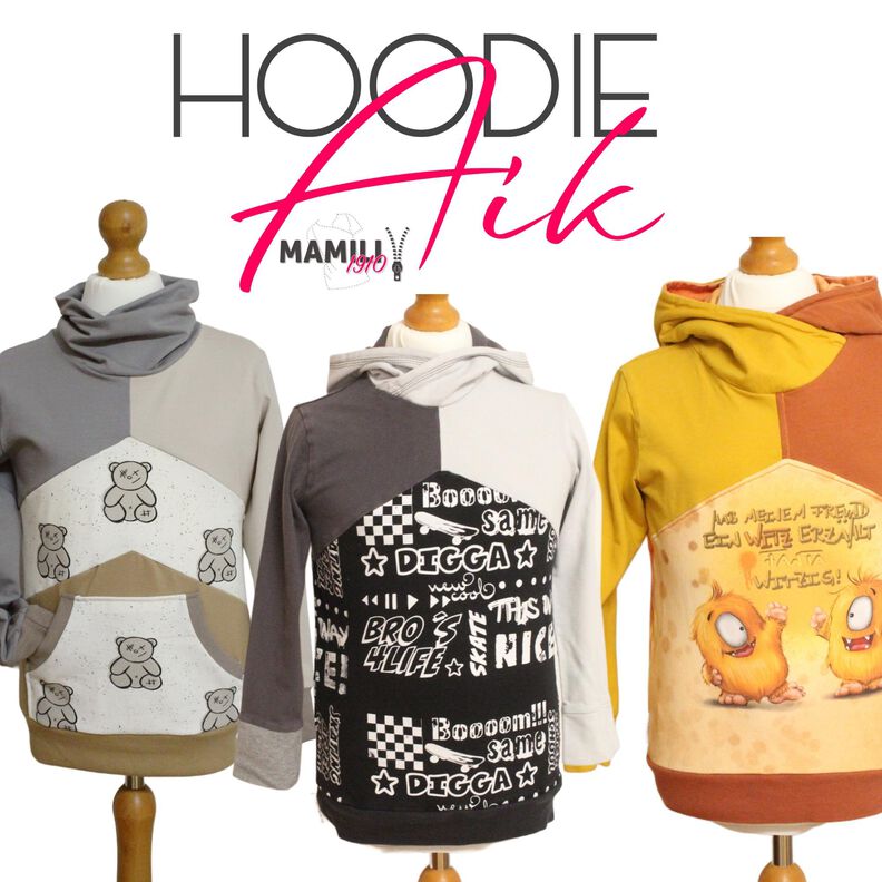E-Book Hoodie Aik Gr. 80-164 (Ebenenschnitt) image number 1