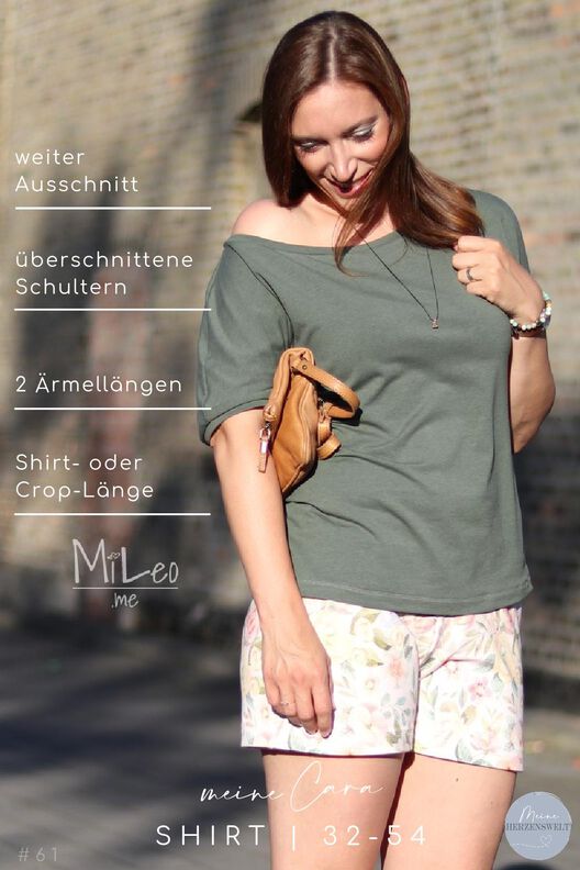 Shirt Damen - Schnittmuster Gr. 32-54 - meine CARA #61 image number 5