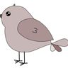 Applikationsvorlage Vögelchen Pieps thumbnail number 4