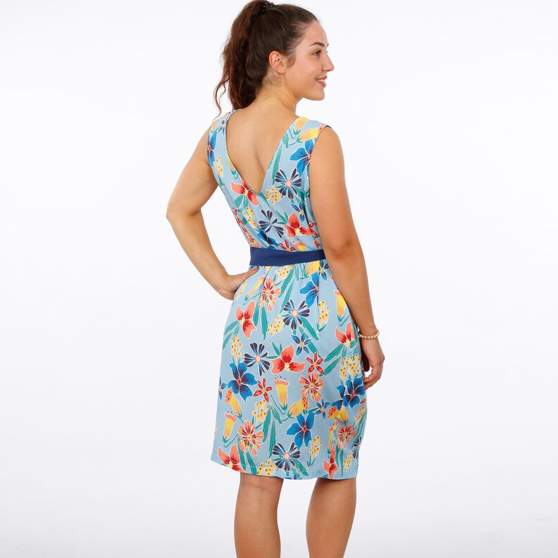 FRAU SELMA - Sommerkleid mit Rückendekoltée XS-XL image number 9
