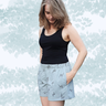 Lockere Damen Shorts „Alex“ mit Gummizug Gr. 34-50, A4+A0 thumbnail number 3