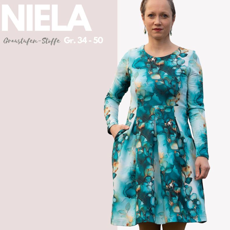 PDF-Schnittmuster: Kleid Niela in den Gr. 34 - 50 image number 1