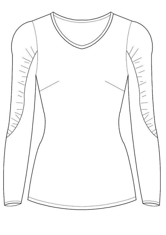 Shirt Petite-RUMBA Gr. 34-46, PDF-Schnittmuster A4, A0 und Nähanleitung image number 3