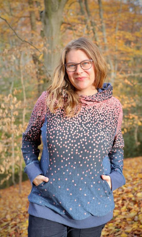 Hoodie Damen Schnittmuster Gr. 32-58 - MANUC #132 image number 9