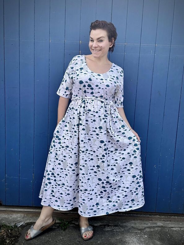 Jerseykleid mit Halsausschnittvarianten SERRA (34-60) image number 7