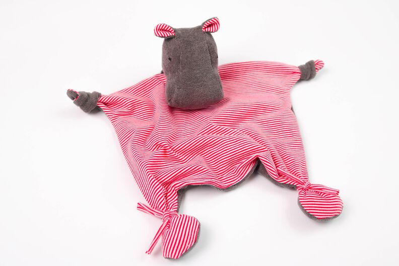  “Hippo HELGA” Schmusetuch / Schnuffeltuch Schnittmuster image number 2