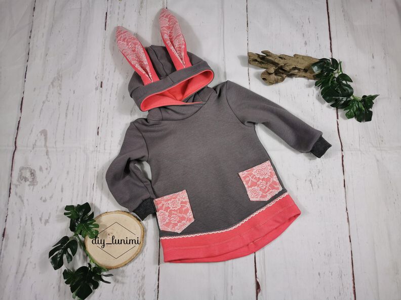 Hoodie Lisa+Bosse Gr. 68-140 Schnittmuster image number 8