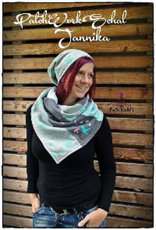 Patchwork-Schal Jannika für Mama und Kind image number 5