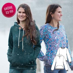 Pullover Hoodie Nafia - Schnittmuster und Nähanleitung