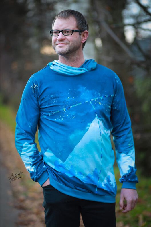 Hoodie Mister Moon Gr. XS - XXXL inkl. A0 image number 5