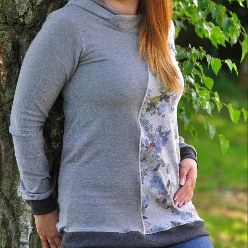 DAMENHOODIE MIT BABYBAUCHVERSION Gr. 32-50 image number 1