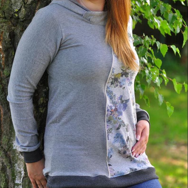 DAMENHOODIE MIT BABYBAUCHVERSION Gr. 32-50 image number 1