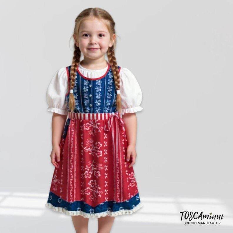 Schnittmuster Dirndl Herzilein Gr. 80-140 A4 / A0-Datei image number 6