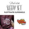 Sleepy Plotterdatei Superheld | Schleiferlwerk  thumbnail number 1