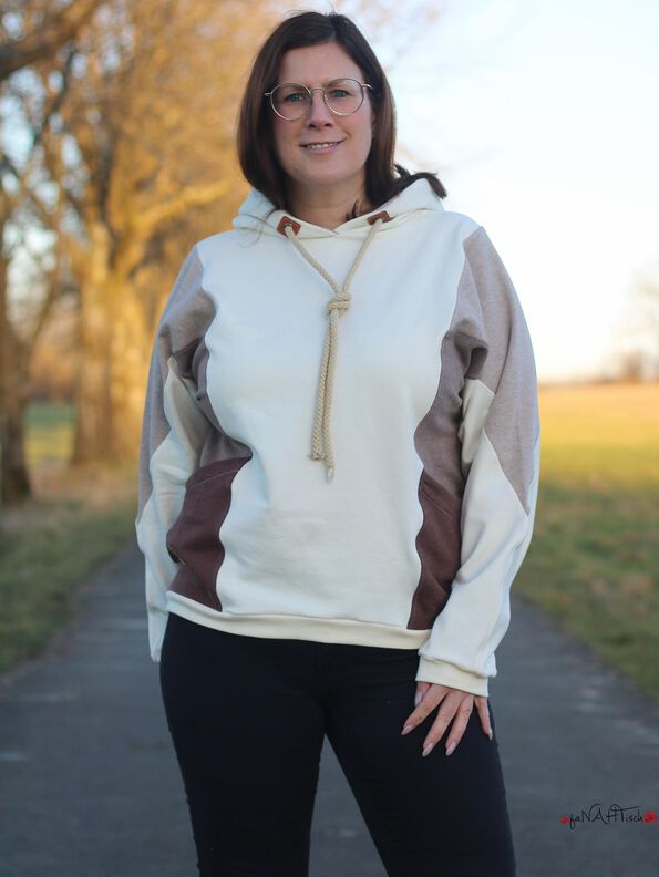 Hoodie WEIDEN Gr. 34-54 Ebook Schnittmuster image number 3