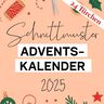Schnittmuster Adventskalender 2025 Weihnachten Nähen thumbnail number 1
