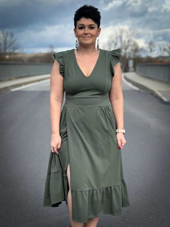 KLEID - * Look at MEE * - GR.32-56 - für dehnbare Stoffe image number 2