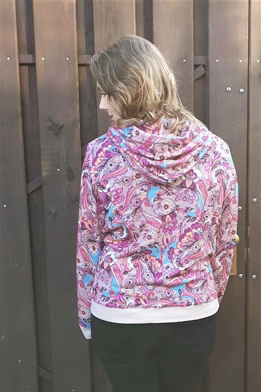 Lisa – Hoodie mit Wickelkapuze oder Kragen, BU 80-116,A4+A0 image number 5