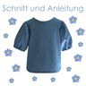 Schnitt und Anleitung Bluse mit Kräuselärmeln Gr.80-140 thumbnail number 1
