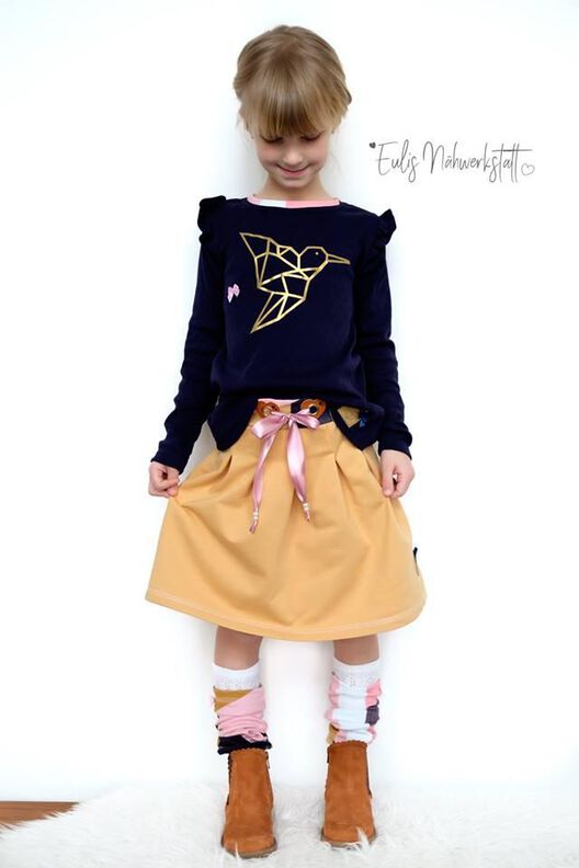  "Isabella Skirt" Sweat-Falten-Rock / Schnittmuster image number 6