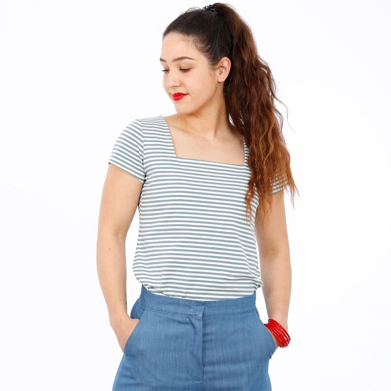 FRAU FRANKA - Shirt mit eckigem Ausschnitt XS-XXL image number 4