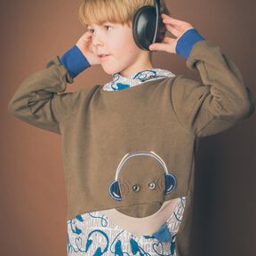 Hoodie Smiler Gr. 128-170, Lachmundtasche, Varianten, A4+A0