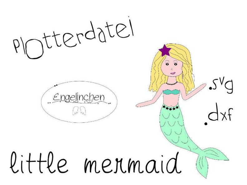 Plotterdatei little mermaid image number 1