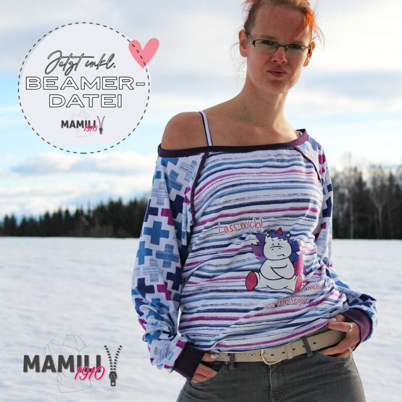 E-Book Raglan Sweater "Fjella" Gr. 32-50 inkl. Beamerdatei image number 1