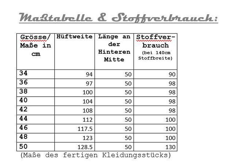 Ebook / Nähanleitung Damen Jersey-Stufenrock image number 5